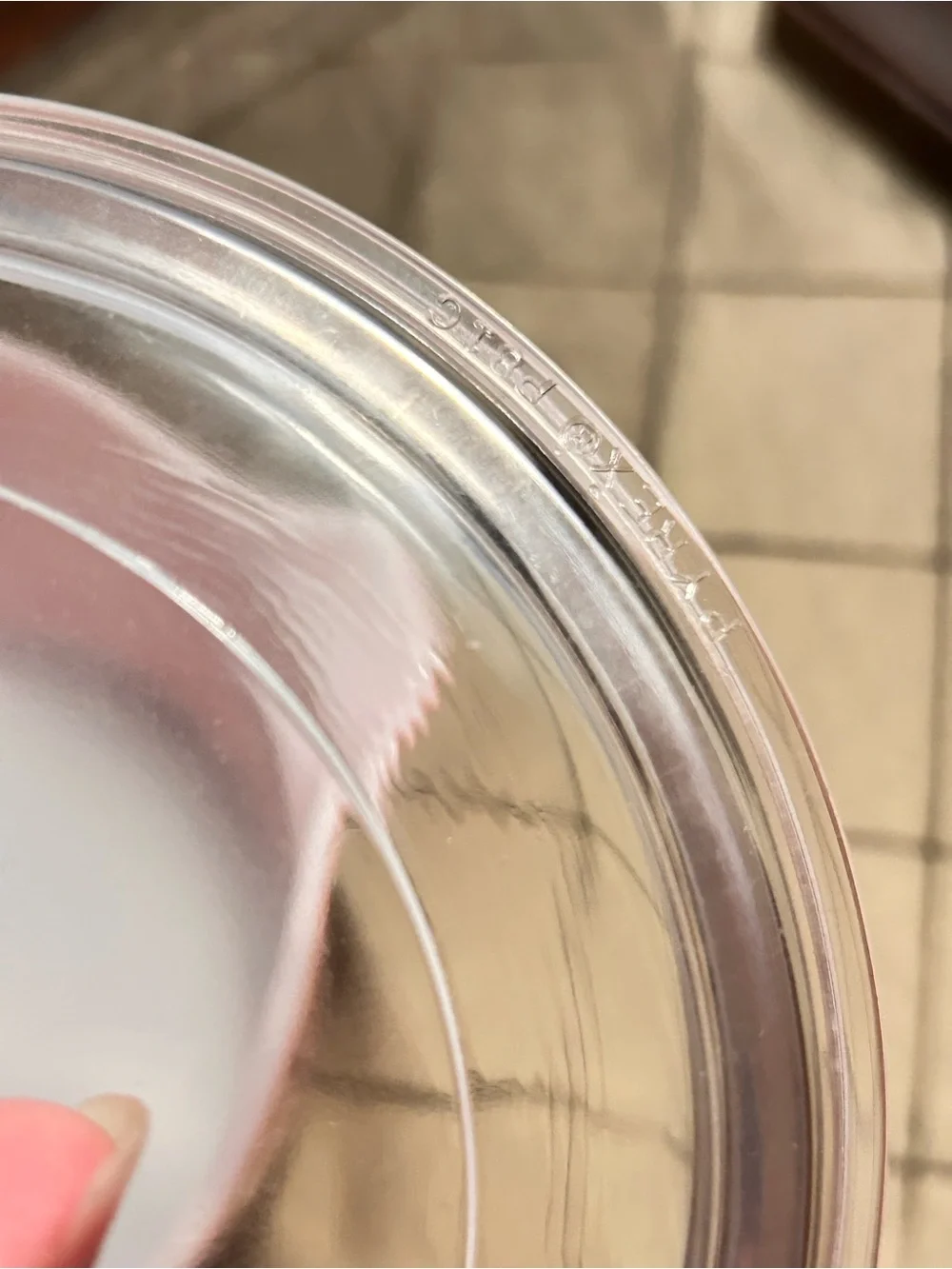 Pyrex Pink Gooseberry Covered Casserole Dish 1 Qt. With Lid